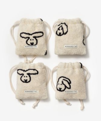 ＜WARMGRAY TAIL (Women)＞【ウォームグレイテールおまとめ】バニーバニーテリーポーチ　ＴＥＲＲＹＰＯＵＣＨ０５