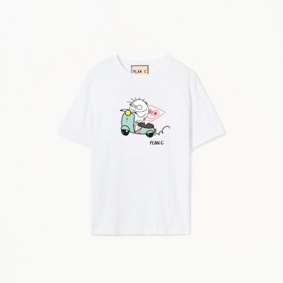 ＜PLAN C (Women)＞カプセルコレクション＿ピリアンドビアンカ　Ｔシャツ