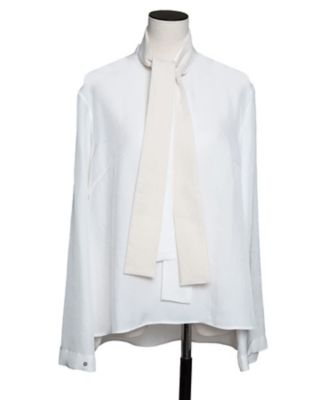THE LINER (Women)/ザ ライナー Ｍｅｌｔｙ　Ｔｉｅ　Ｂｌｏｕｓｅ　ＴＬ－ＢＬ０２