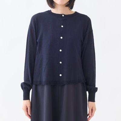 レースヘムボレロカーディガン