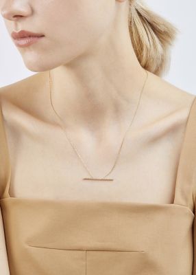 Ｔｒａｐｅｚｅ　Ｄｉａｍｏｎｄ　Ｎｅｃｋｌａｃｅ　Ｌ