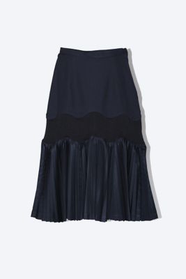 ＜TOGA＞Ｔａｆｆｅｔａ　ｐｌｅａｔｓ　ｓｋｉｒｔ　ＴＰ２４１－ＦＧ２２５