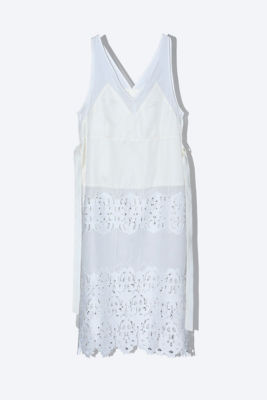 ＜三越伊勢丹/公式＞ TOGA/トーガ Mesh lace dress WHITE ワンピース・ドレス【三越伊勢丹/公式】