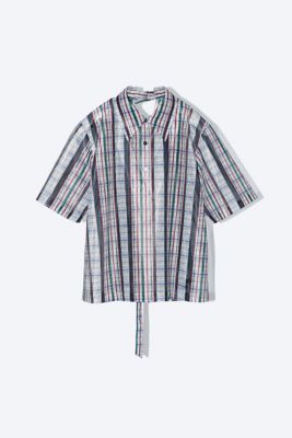 Ｍｅｓｈ　ｐｒｉｎｔ　Ｓ／Ｓ　ｓｈｉｒｔ　ＴＰ２４１－ＦＪ２２０