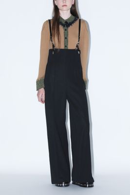 TOGA mirano rib pants 34 黒