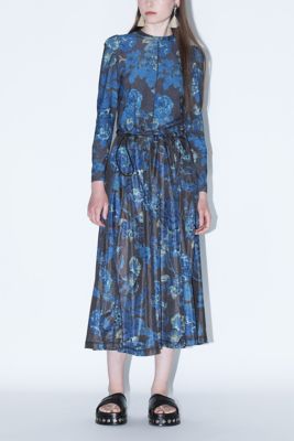 Tricot print dress TP241－JH231