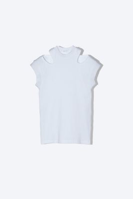 ＜TOGA＞Ｒｉｂ　ｊｅｒｓｅｙ　ｓｌｅｅｖｅｌｅｓｓ　ｔｏｐ　ＴＰ２４１－ＪＫ２３８