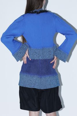 TOGA カーディガン TOGA VIRILIS カーディガン Fringe knit cardigan メンズ