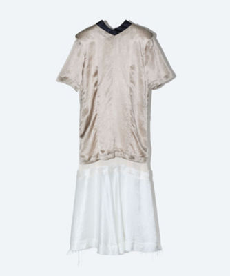 ＜TOGA＞Ａｃｅｔａｔｅ　ｓａｔｉｎ　Ｓ／Ｓ　ｄｒｅｓｓ　ＴＰ２４２－ＦＨ２０９