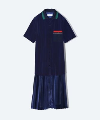 ＜TOGA＞Ｃｏｄｅ　ｐｉｑｕｅ　ｊｅｒｓｅｙ　ｓｈｉｒｔ　ｄｒｅｓｓ　ＴＰ２４２－ＪＨ２３４