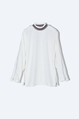 ＜TOGA＞Ｃｏｄｅ　ｐｉｑｕｅ　ｊｅｒｓｅｙ　ｔｏｐ　ＴＰ２４２－ＪＫ２３５