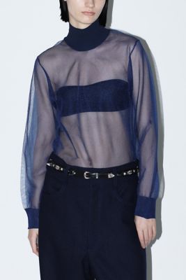 Ｓｈｅｅｒ　ｋｎｉｔ　ｈｉｇｈ　ｎｅｃｋ　ＴＰ２４２－ＸＮ２０３