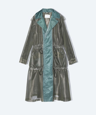 Nylon twill mesh coat TP251－FA218