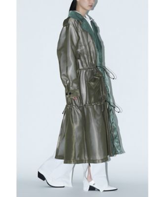 Nylon twill mesh coat TP251－FA218