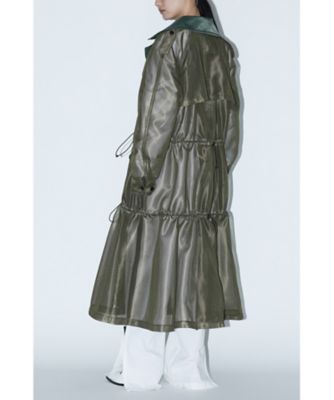 Nylon twill mesh coat TP251－FA218
