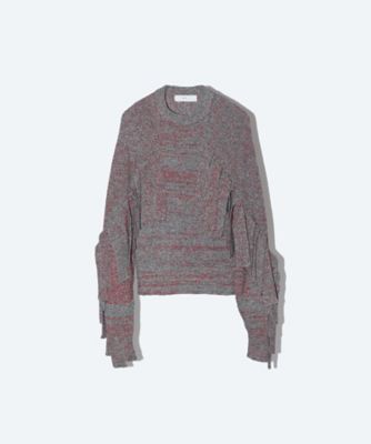 TOGA - toga メリノウールニット グリーン TOGA PULLA/トーガプルラ】Lace knit polo shirt：ニット