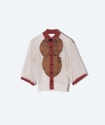 Ｌａｃｅ　ｋｎｉｔ　ｃａｒｄｉｇａｎ　ＴＰ２５１－ＸＯ２０４