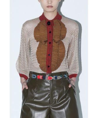 Ｌａｃｅ　ｋｎｉｔ　ｃａｒｄｉｇａｎ　ＴＰ２５１－ＸＯ２０４