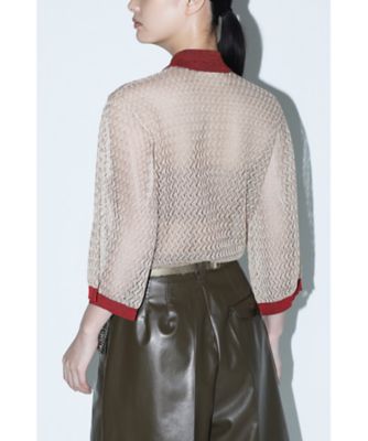 Ｌａｃｅ　ｋｎｉｔ　ｃａｒｄｉｇａｎ　ＴＰ２５１－ＸＯ２０４