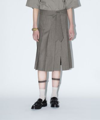 【TOGA】トーガ Wool check skirt プリーツ スカート Wool check skirt TP252ーFG213 | TOGA