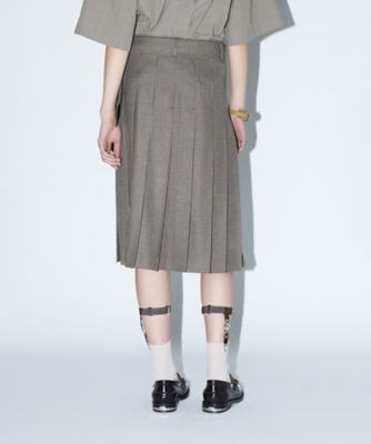 【TOGA】トーガ Wool check skirt プリーツ スカート Wool check skirt TP252ーFG213 | TOGA
