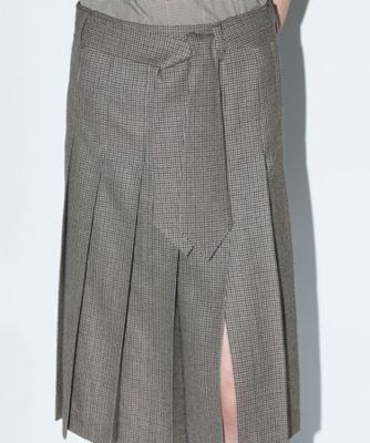 【TOGA】トーガ Wool check skirt プリーツ スカート Wool check skirt TP252ーFG213 | TOGA
