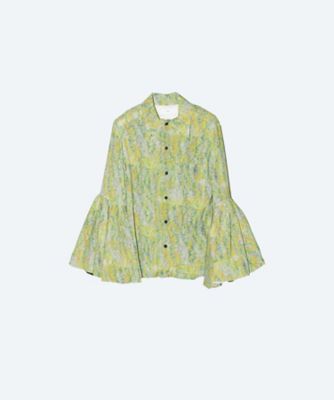 ＜TOGA＞Ｒａｙｏｎ　ｐｒｉｎｔ　ｓｈｉｒｔ　ＴＰ２５２ーＦＪ２２０