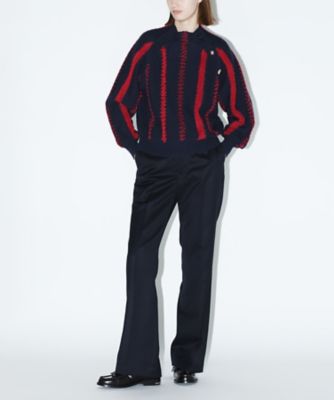 Stripe knit pullover TP252ー