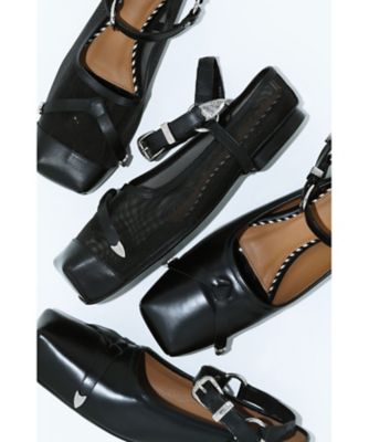 Square toe strap ballet TP261