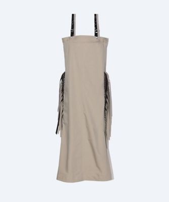 Twill fringe dress TP261ーFH227 | TOGA