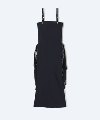 Twill fringe dress TP261ーFH227 | TOGA