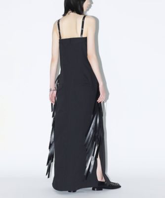 Twill fringe dress TP261ーFH227 | TOGA