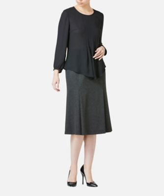 ダブルジャージーセミフレアスカート　ＴＳ５５０１
