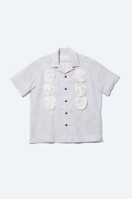 ＜三越伊勢丹/公式＞ TOGA VIRILIS (Men)/トーガ ビリリース Linen S／S shirt OFF WHITE トップス【三越伊勢丹/公式】