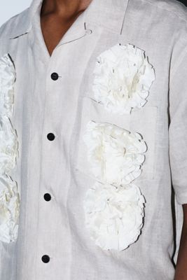 Linen S／S shirt | TOGA VIRILIS (Men)/トーガ ビ