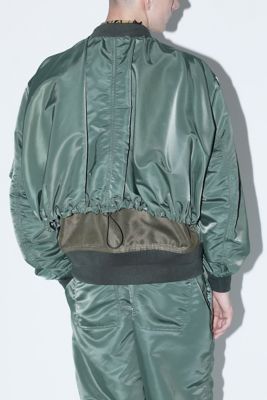 Nylon twill blouson TV251－FC313