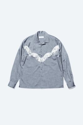 Slab tropical fringe shirt TV251