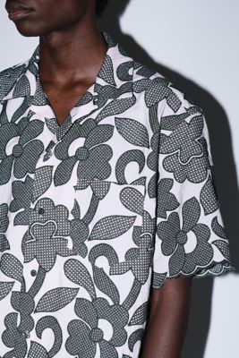 Embroidery S／S shirt TV251