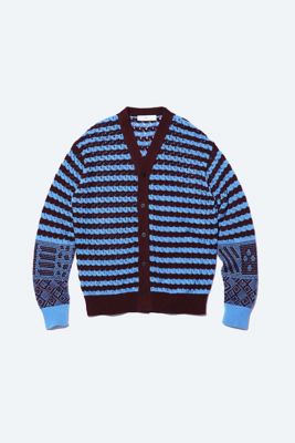 ＜TOGA＞Ｊａｃｑｕａｒｄ　ｋｎｉｔ　ｃａｒｄｉｇａｎ　ＴＶ２５１－ＸＯ３０２