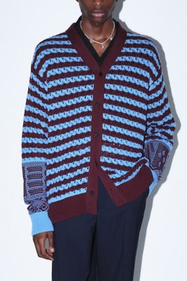 Jacquard knit cardigan TV251－XO302
