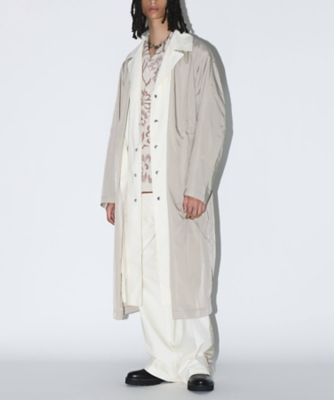 【ちゃこTOGA】美品　ドッキングコート ベージュ ホワイト Cotton OX docking coat TV261ーFA320
