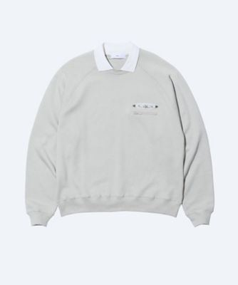 ＜TOGA＞Ｐｏｌｏ　ｃｏｌｌａｒ　ｓｗｅａｔｓｈｉｒｔ　ＴＶ２６１ーＪＬ３１２