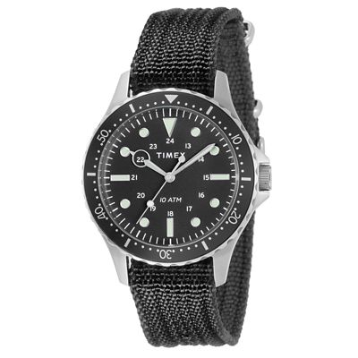 ＜TIMEX＞ネイビーＸＬ　４１ｍｍ
