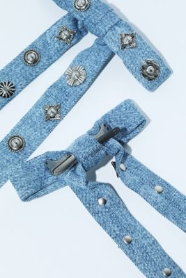 Denim ribbon tie TZ241－AC939 | TOGA