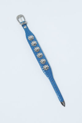 ＜三越伊勢丹/公式＞ TOGA/トーガ Concho leather bangle L.BLUE ブレスレット【三越伊勢丹/公式】