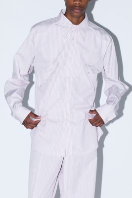 Stripe cotton shirt TZ241－FJ917
