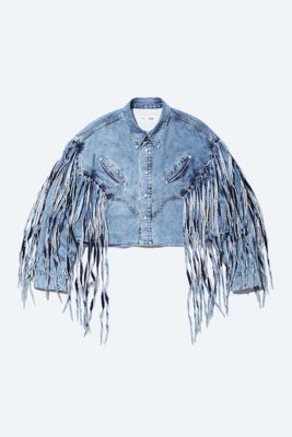 ＜TOGA＞Ｄｅｎｉｍ　ｆｒｉｎｇｅ　ｓｈｏｒｔ　ｊａｃｋｅｔ　ＴＺ２４１－ＦＪ９２６