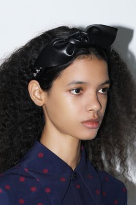 Leather wrapped headband TZ242