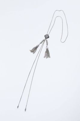 Beads fringe loop tie TZ242