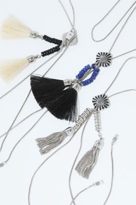 アクセサリー TOGA Beads fringe loop tie TZ242